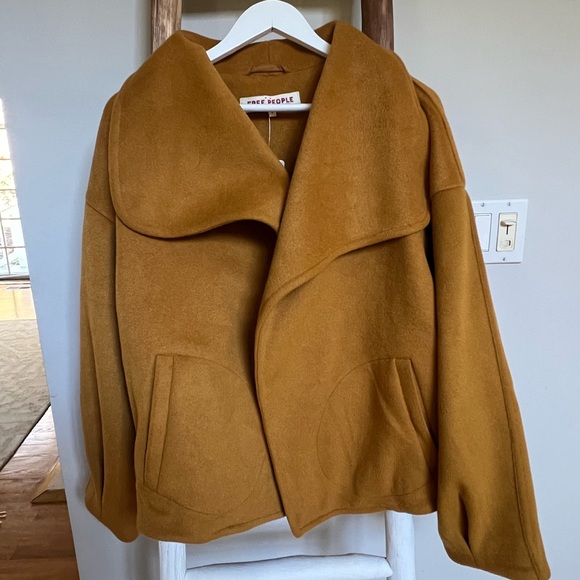 Stunning color Free People Mina Jacket Narcissus size Medium - Picture 4 of 9